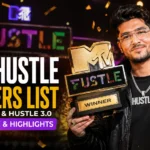 MTV Hustle Season 3 winner Uday Pandhi holding the trophy alongside judges