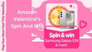 Spin And Win Galaxy S24 Valentine's Day On Amazon