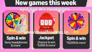 Spin And Win Headphone Prize Rs 10000