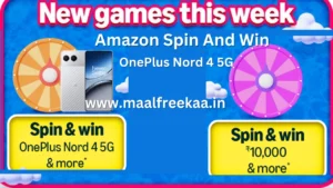 OnePlus Nord 4 5G Spin And Win On Amazon