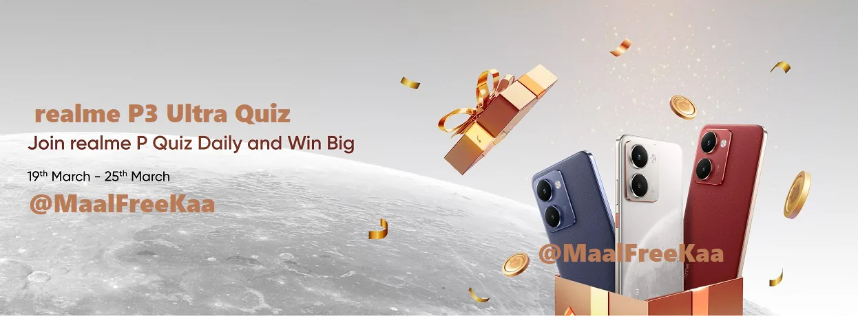 realme P3 Ultra Quiz Contest And Win Big
