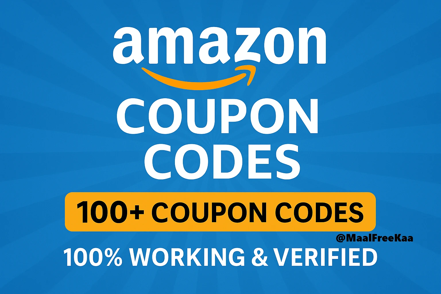 Amazon Coupon Codes (May–June 2025) – 100% Working Verified