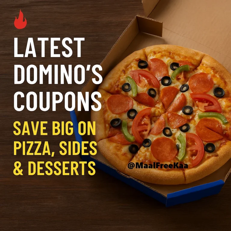 Domino’s pizza with discount coupon applied – latest promo codes 2025