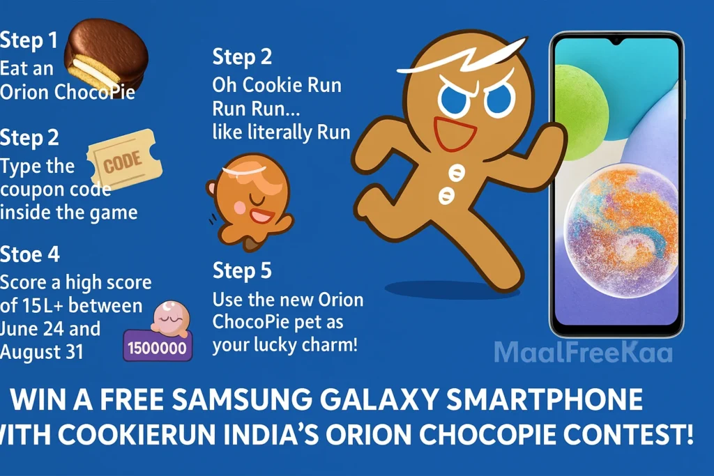 CookieRun India ChocoPie Smartphone Giveaway
