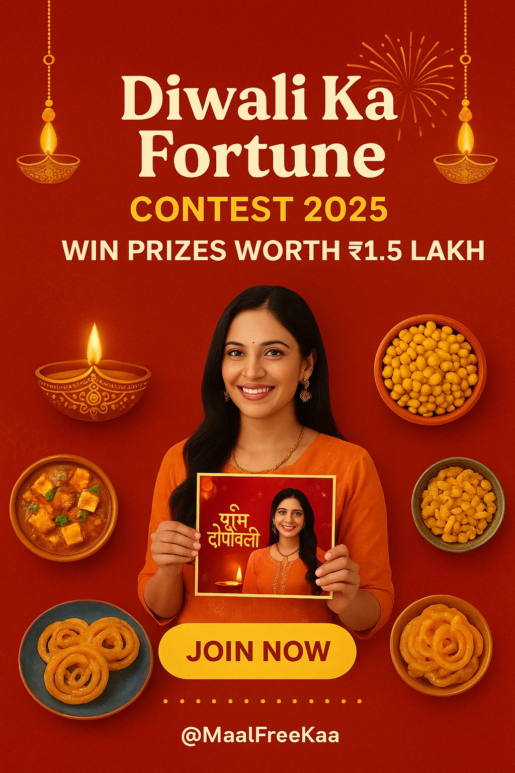 Diwali Ka Fortune Contest 2025 – Fortune Foods Postcard Win ₹1.5 Lakh