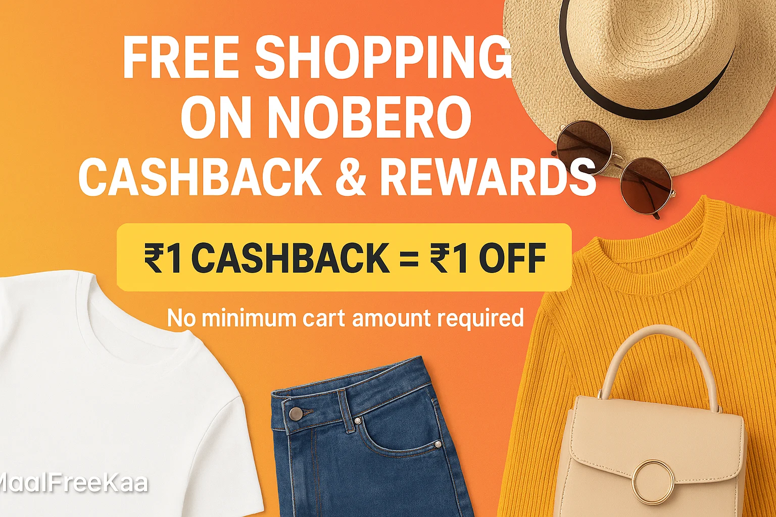 Free Shopping on Nobero Cashback & Rewards