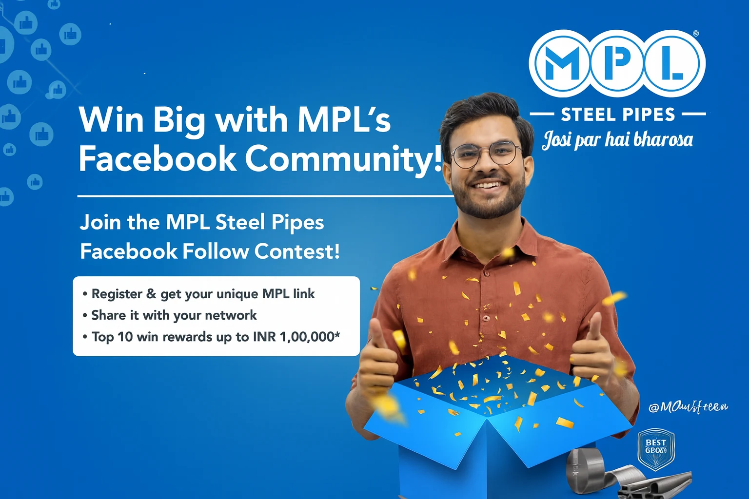 mpl steel pipes contest banner