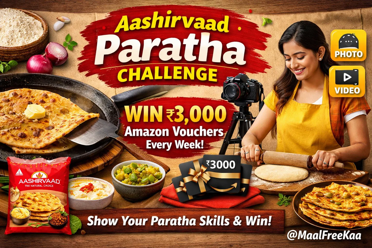 Aashirvaad atta paratha recipe submission