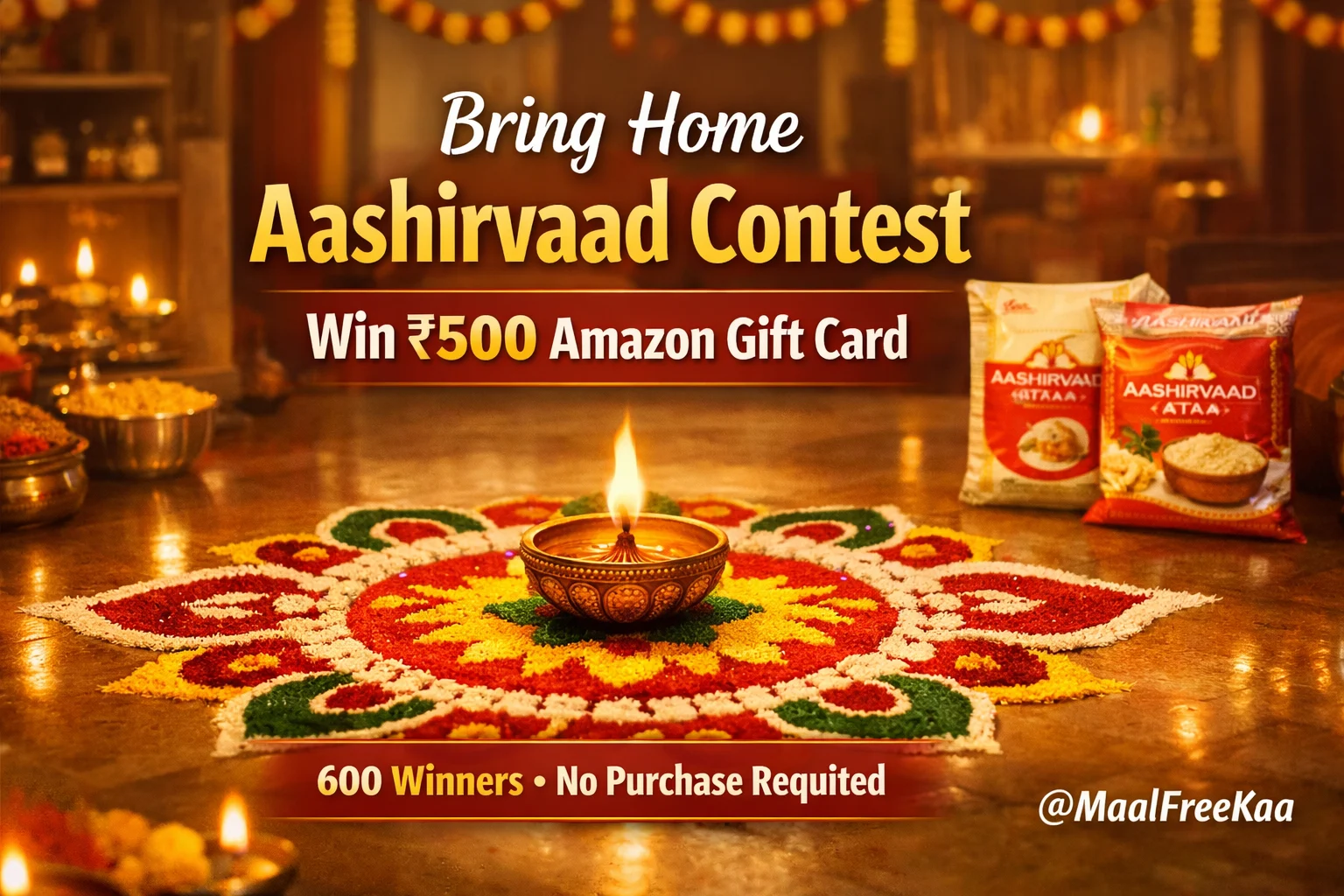 Bring Home Aashirvaad Contest Amazon Gift Card