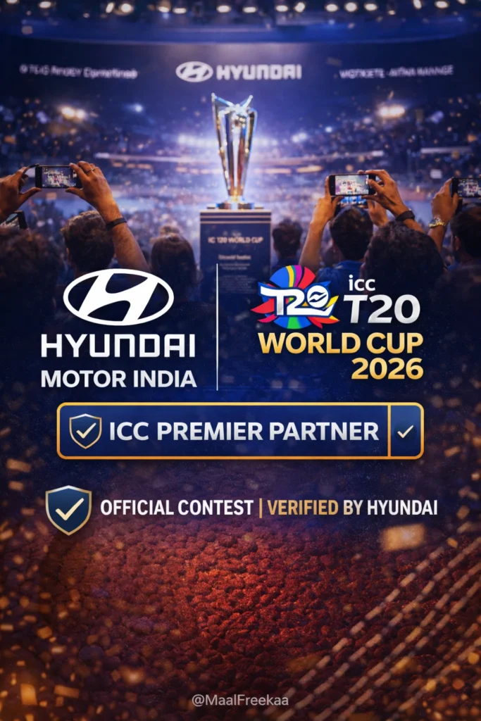 Official Hyundai Sabse Bada Deewana contest verified by Hyundai Motor India Limited, ICC Premier Partner for T20 World Cup 2026. Authentic contest with real prizes