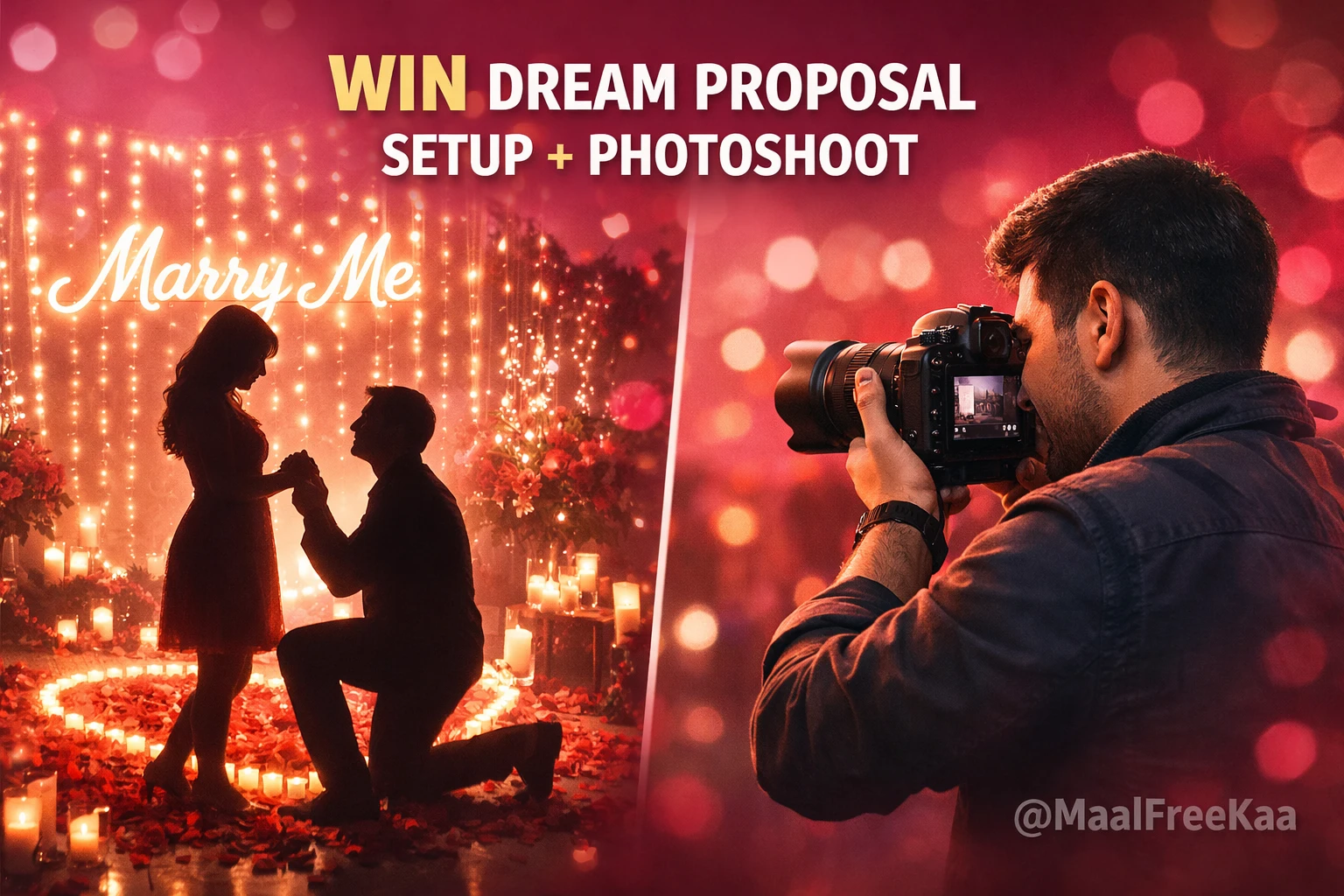 Woofern Valentine Contest 2026 - Win FREE romantic proposal setup and couple photoshoot in Mohali worth 50000 rupees