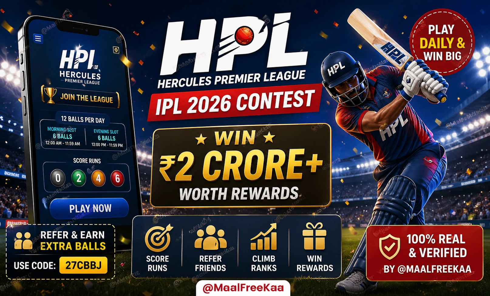 HPL IPL 2026 contest gameplay screen