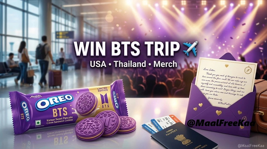 OREO BTS Iconic Love Letter Campaign with limited-edition purple BTS cookies and prize details